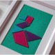 Tangram Wandbilder aus Filz