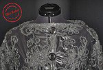 Transparente bestickte Regenjacke