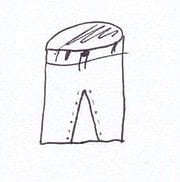 R….y (englisches Wort für Wiederholung)  Jeanstasche nachgenäht