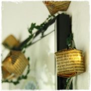 Vintage-Lichterkette … (nicht nur) für die Leseecke