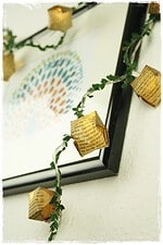 Vintage-Lichterkette … (nicht nur) für die Leseecke