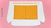 3 x Innentaschen nähen