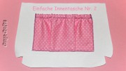 3 x Innentaschen nähen