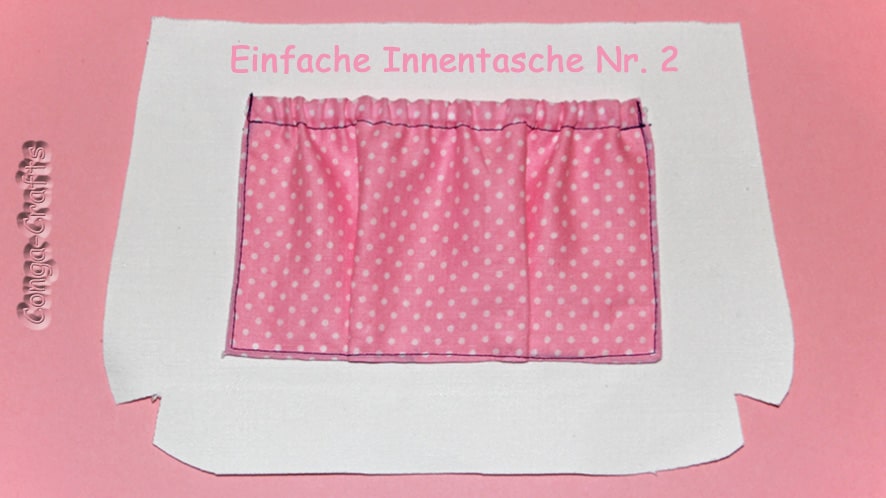 3 x Innentaschen nähen