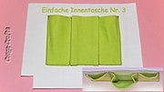3 x Innentaschen nähen