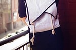 Geometrierucksack mit Notebookfach