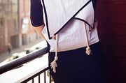 Geometrierucksack mit Notebookfach