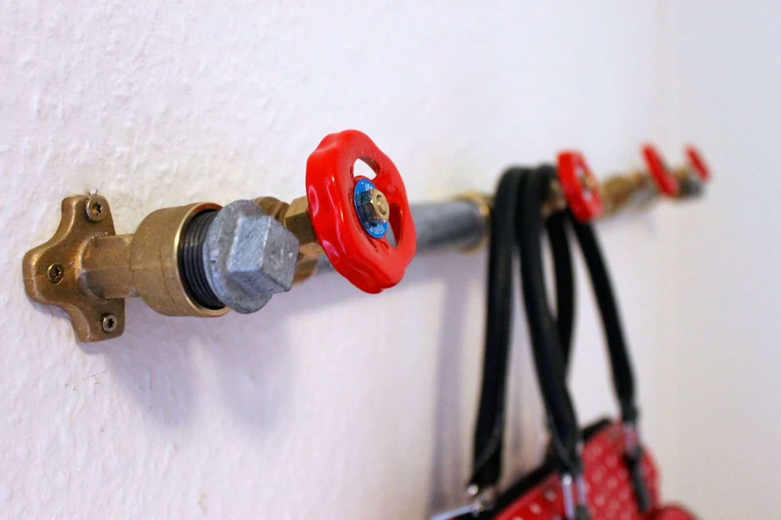 Garderobe im Industrie-Stil