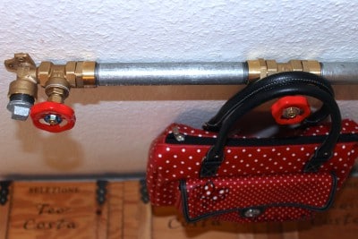 Garderobe im Industrie-Stil