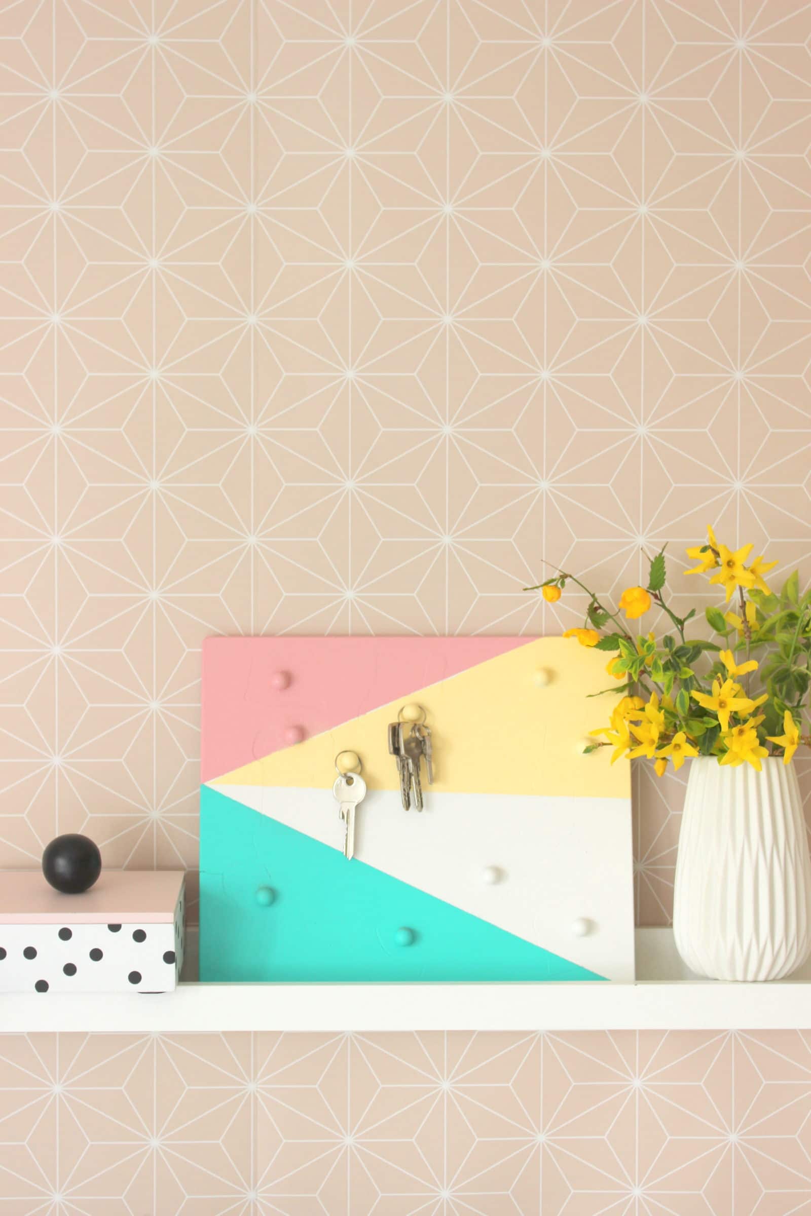 Upcycling – aus einem Holzpuzzle wird ein Hakenboard