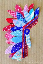 Geschenkverpackung mit Washi-Tape Indianer Federschmuck