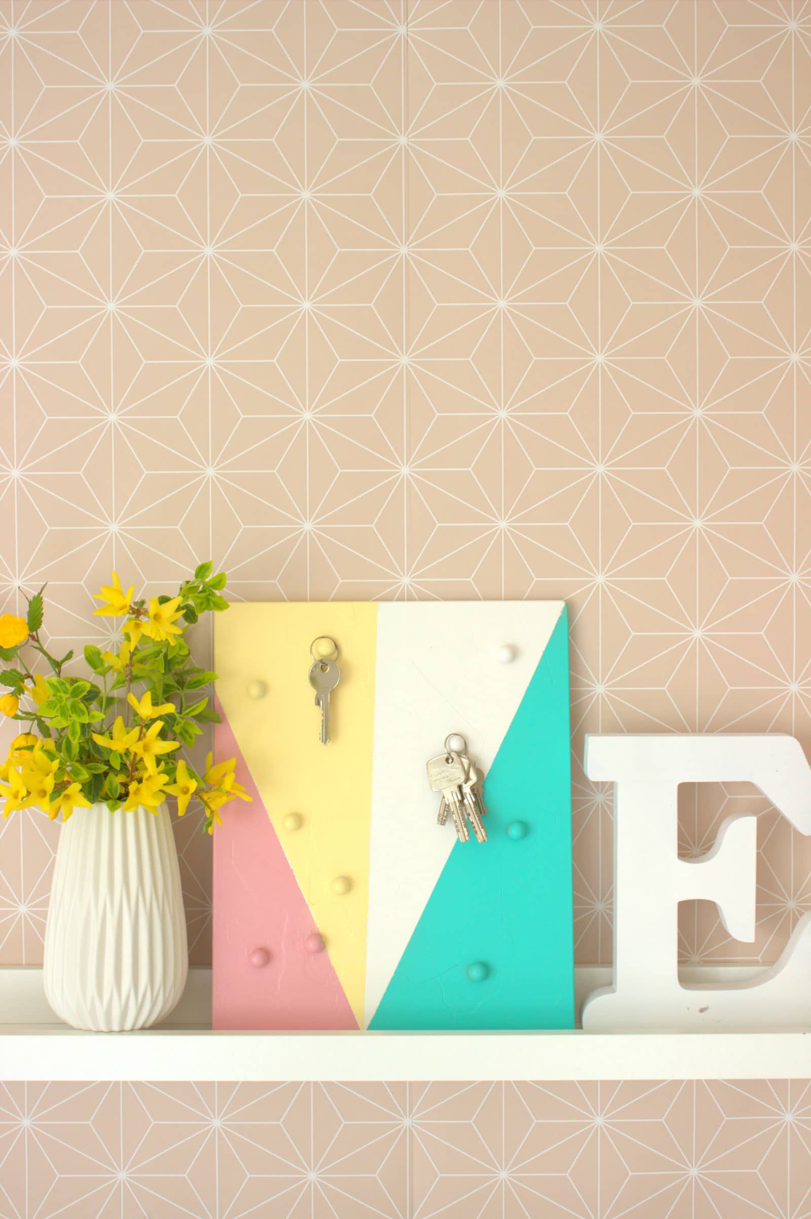 Upcycling – aus einem Holzpuzzle wird ein Hakenboard