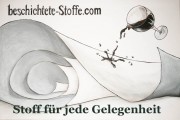 Kunstvolles Stoffdesign mit kreativen Elementen, ideal für handgemachte Textilien und kreative Projekte, passend für die Plattform HANDMADE Kultur.