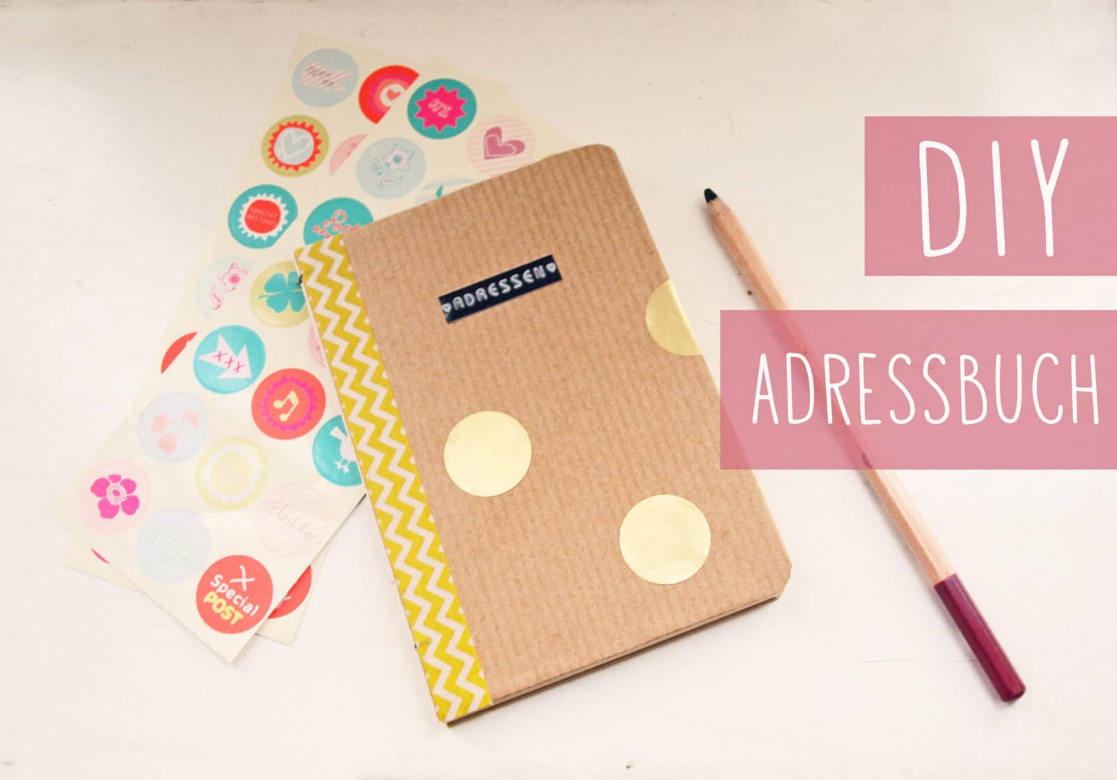 DIY Hardcover Adressbuch