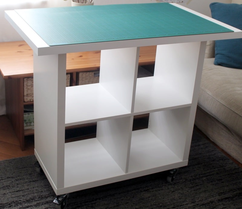 IKEA Hack DIY Stoff-Zuschneide-Tisch – ganz einfach!
