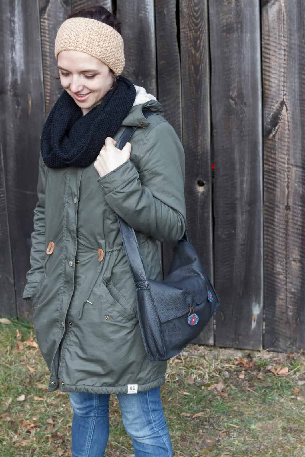 [DIY] Tasche aus Lederresten selber nähen