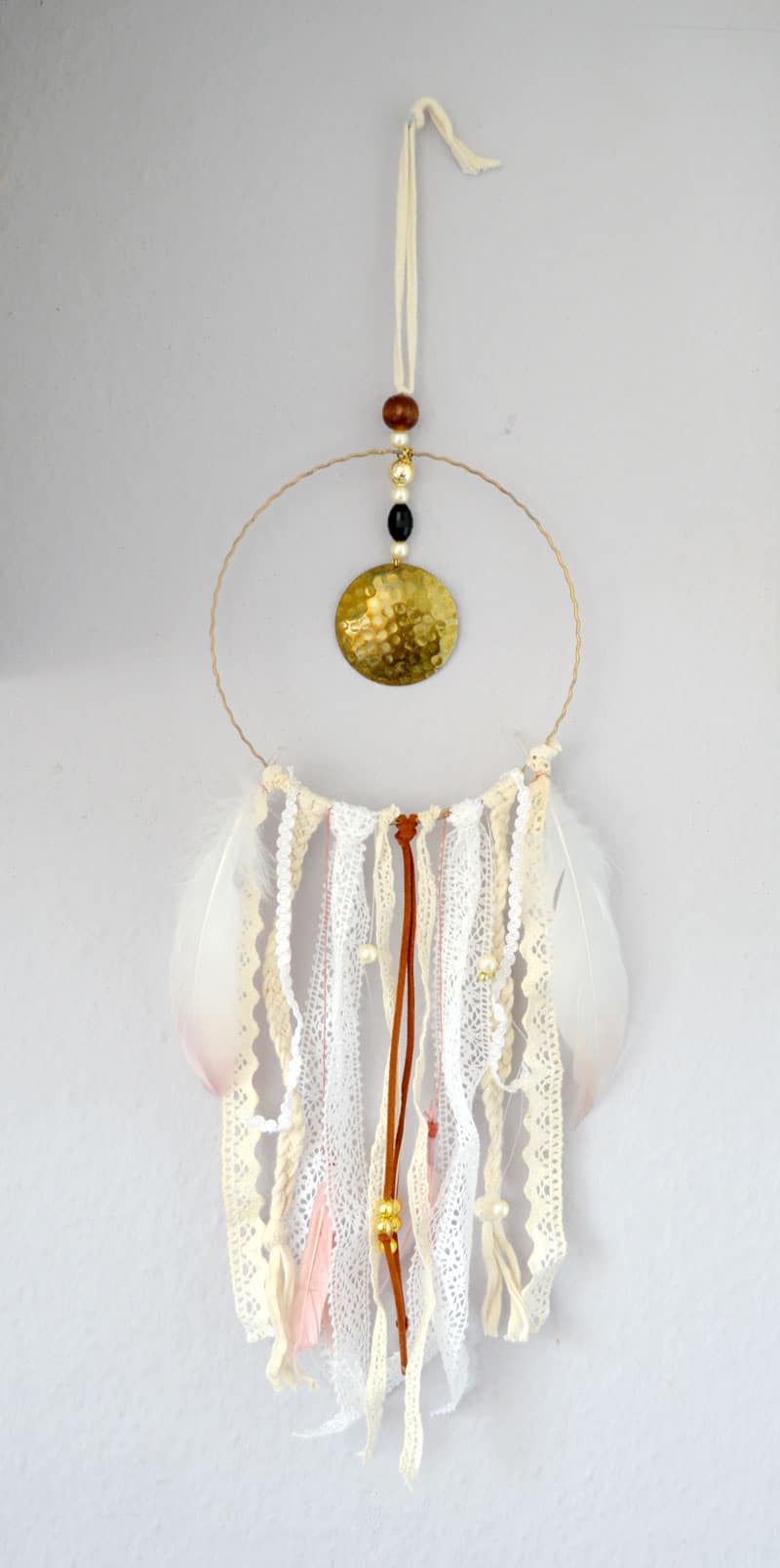 DIY Wanddekoration oder ein Traumfänger im Boho Style