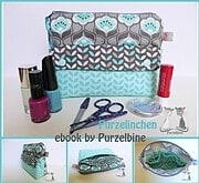 ebook Nähanleitung Kosmetiktäschchen Purzelinchen