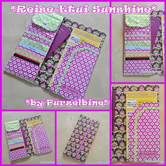 ebook Nähanleitung Reise-Etui Sunshine