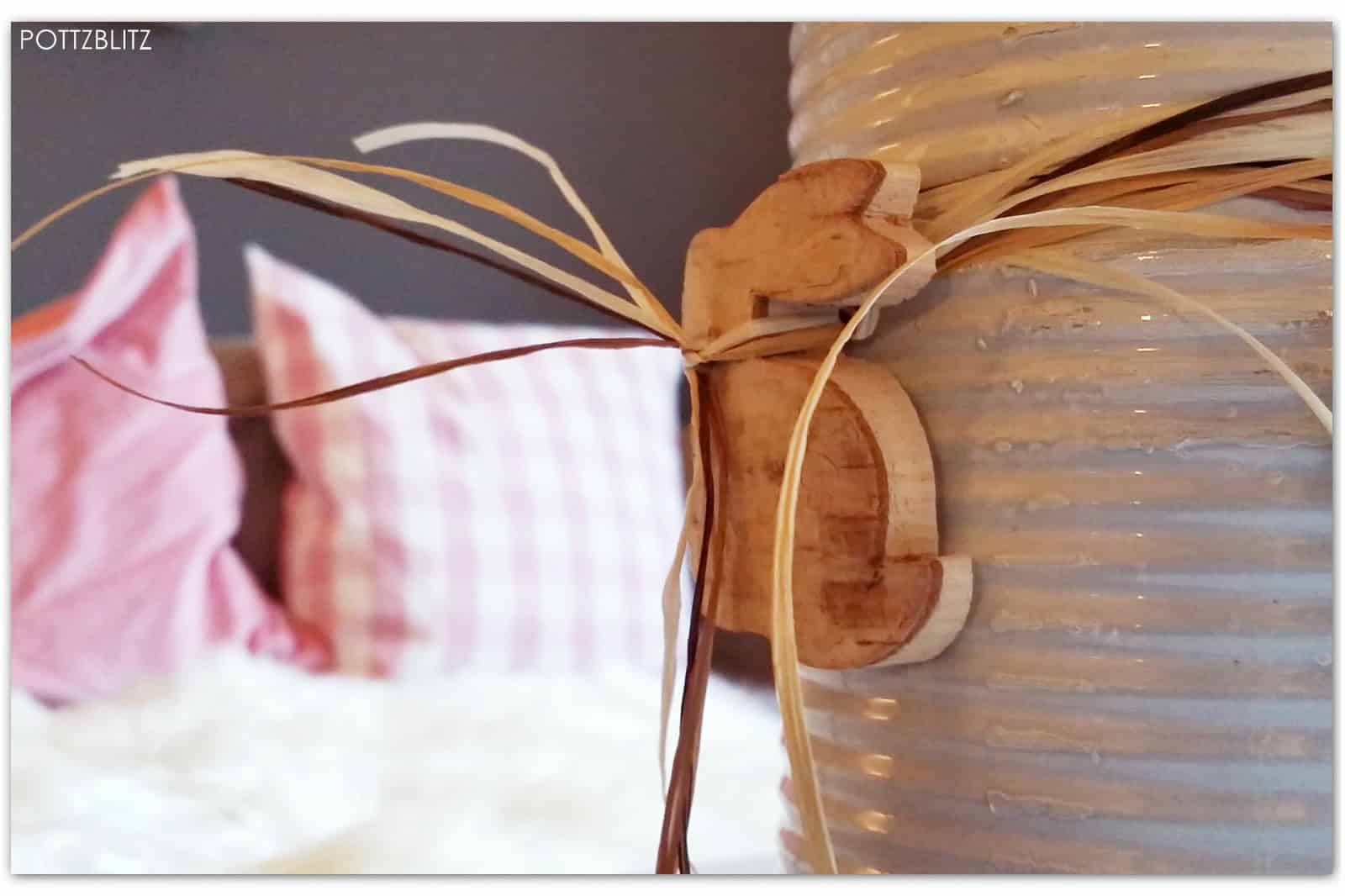 Frühlingsdeko – Dosen für die Rosen