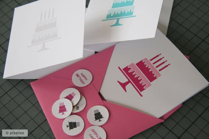 Freebie – Geburtstagskarte zum Ausdrucken