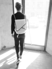 Geometrierucksack mit Notebookfach