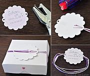 Geschenkbox / Pizzabox für Cookies