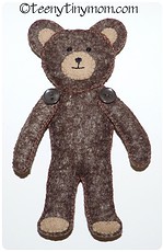 kleiner Teddy ganz groß im eigenen Haus