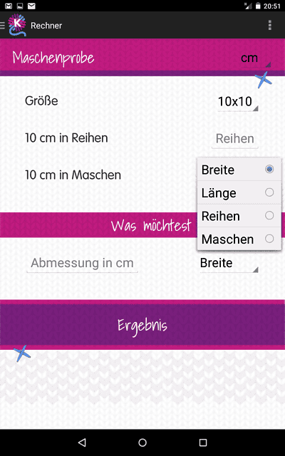 Knitulator - die Strick- und Häkelapp