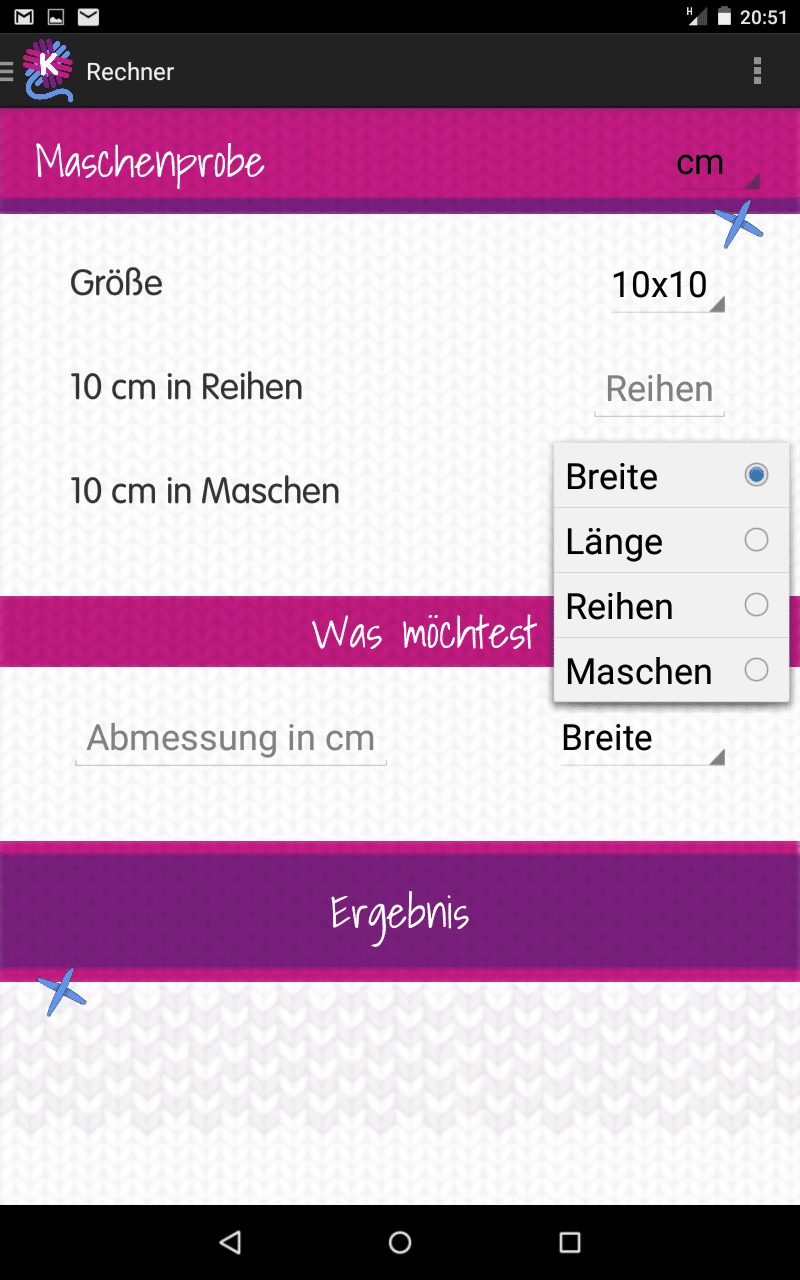 Knitulator – die Strick- und Häkelapp