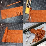 Leder Schlüsselanhänger