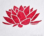 Stempel mit Japan-Muster