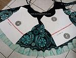 Upcycling-Bluse aus Wickelrock