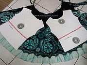 Upcycling-Bluse aus Wickelrock