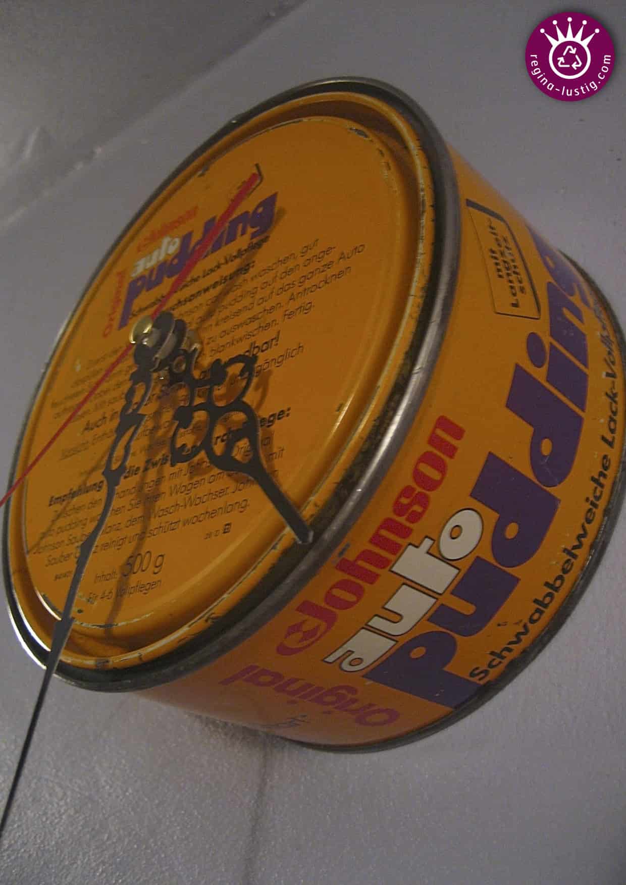 UpcyclingUhr "JohnsonAutoPudding" Freebie HANDMADE Kultur