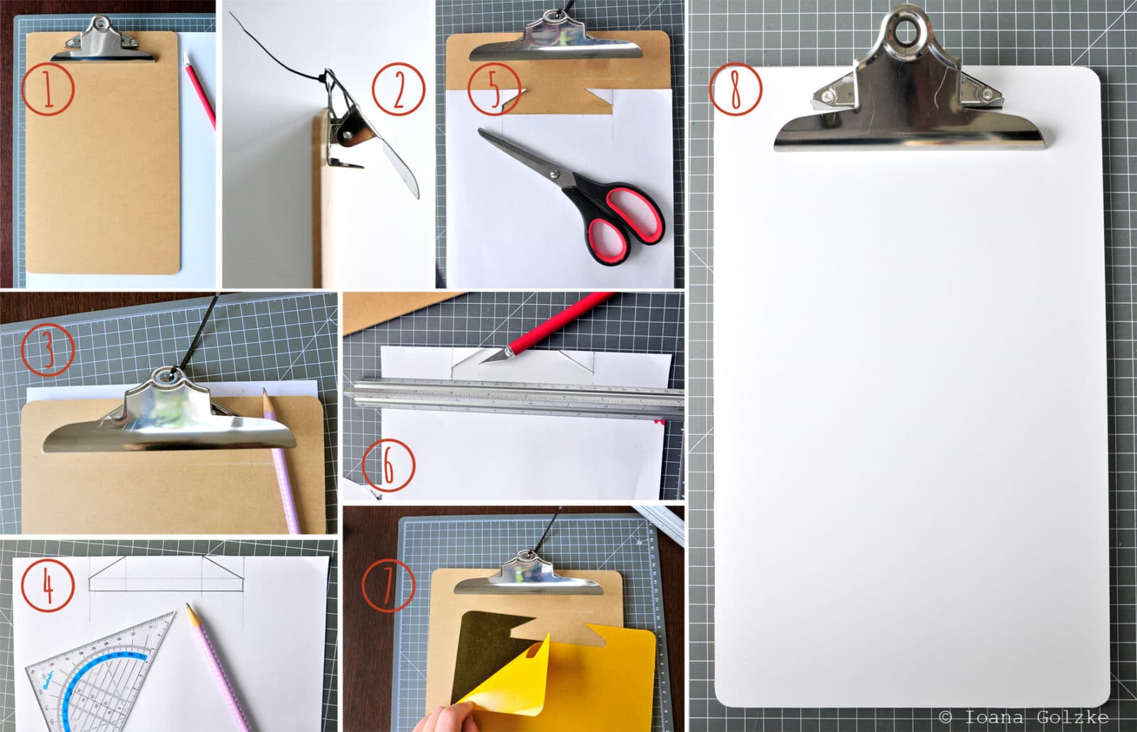 Magnet Whiteboard Klemmbretter für die Aufgaben der Kinder – DIY Tutorial