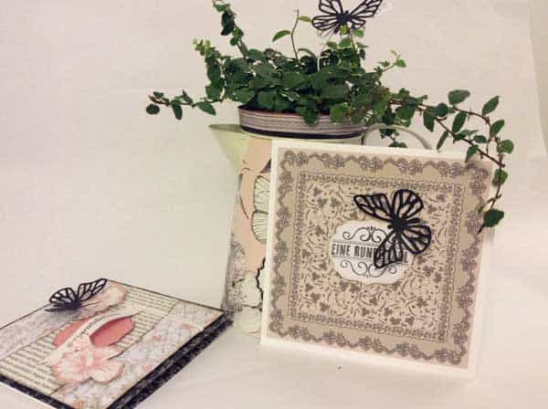 3D-Karte im Shabby-Look