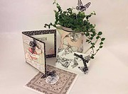 3D-Karte im Shabby-Look