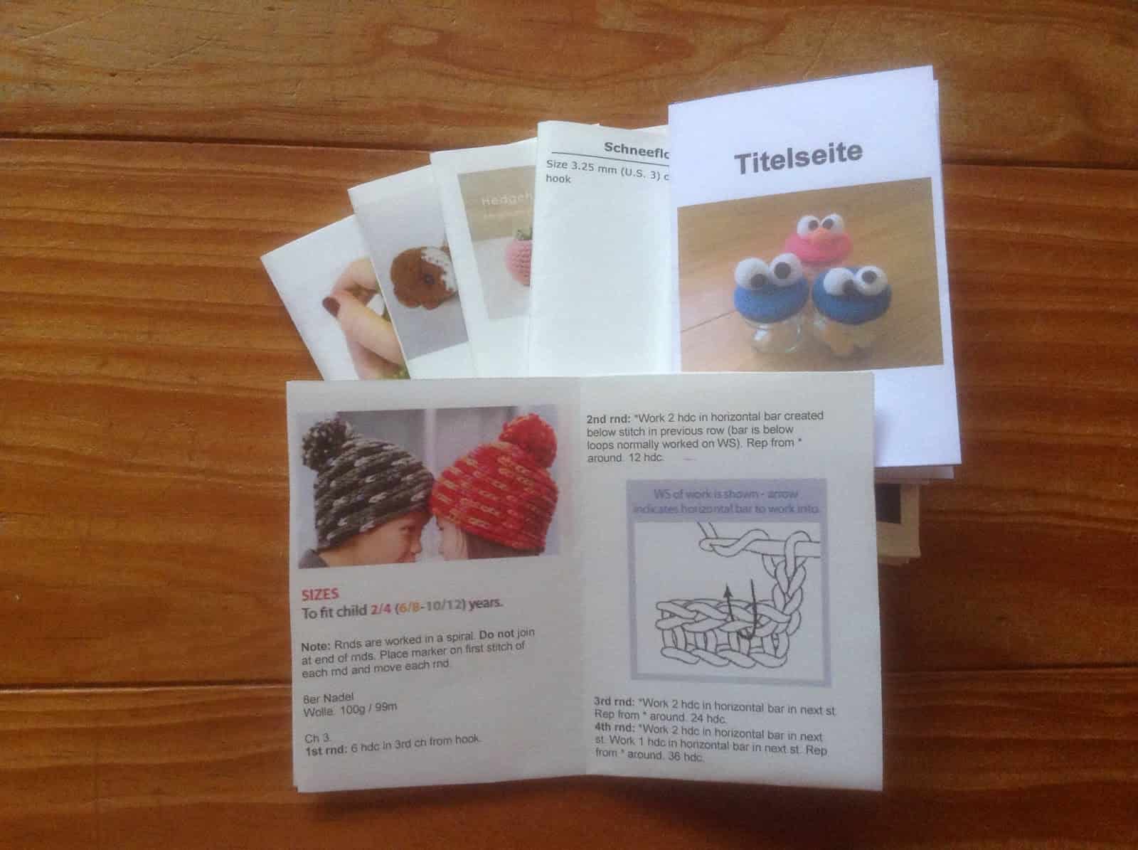 kleine Anleitungshefte für unterwegs