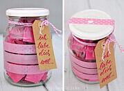 4 Geschenke zum Muttertag im Glas und in der Dose inkl. Freebies