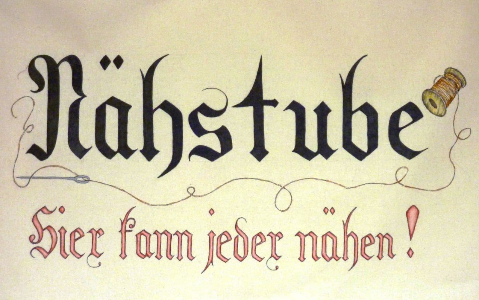 Nähstube -Vintage Stoffe