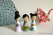 Kokeshi Dolls DIY