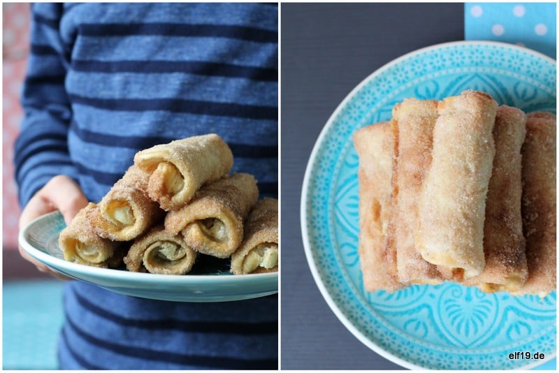 {Lecker: } Toast Rollups mit Orangenquark