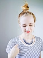 Gehäkelte Statement-Kette