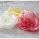 Blumen aus Organza-Stoff (Kostenlose Bastel- und Nähanleitung)