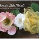 Blumen aus Organza-Stoff (Kostenlose Bastel- und Nähanleitung)