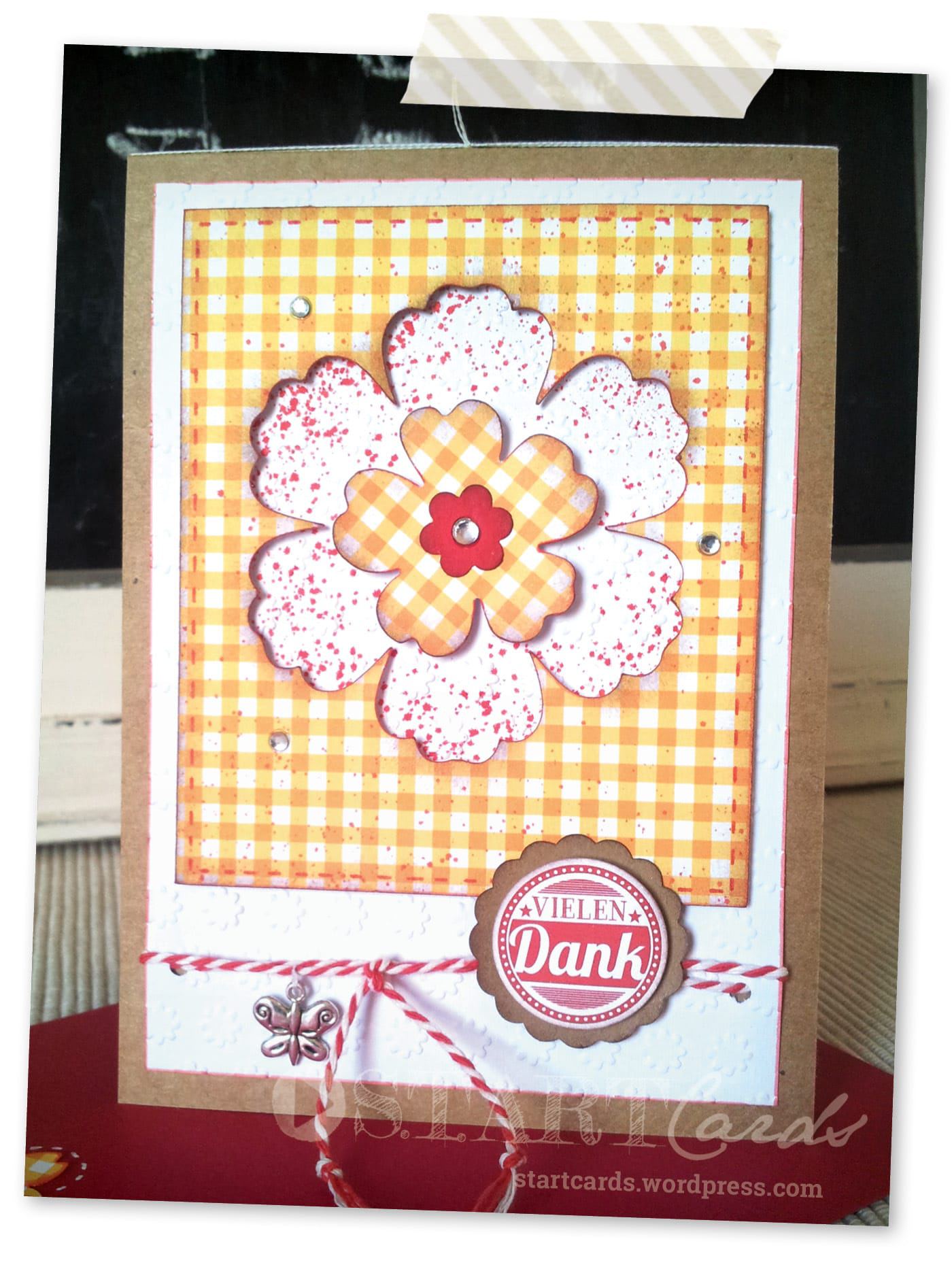 Blumige Karte zum Muttertag