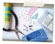 Bunte Musterklammern ganz einfach selbst gemacht – DIY design Brads