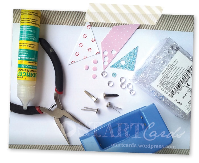 Bunte Musterklammern ganz einfach selbst gemacht – DIY design Brads