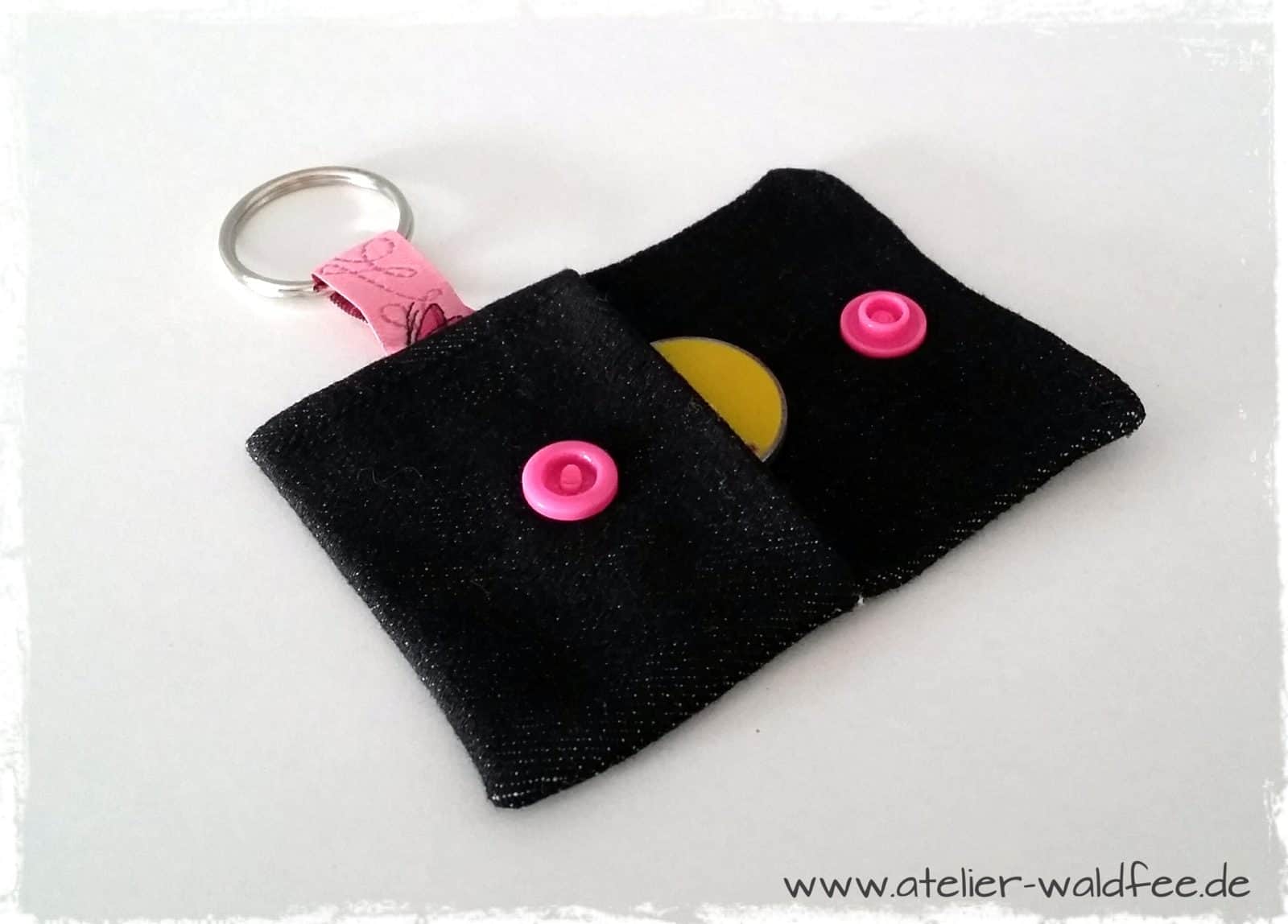 Chiptäschchen mit Einkaufswagen-Freebie